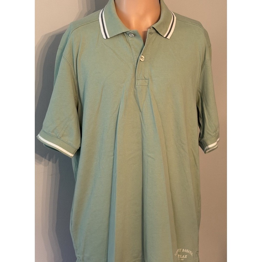 Tommy Bahama Pro Leisure Consultant Relax Polo Shirt Mens Large Green Polo